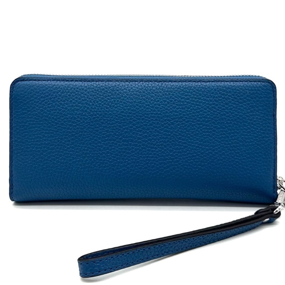 Michael Kors Large Continental Wallet Wristlet Teal (NWT) - Picture 5 of 9